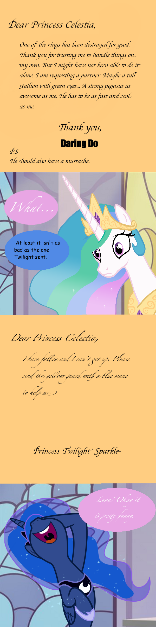 A letter from Daring Do