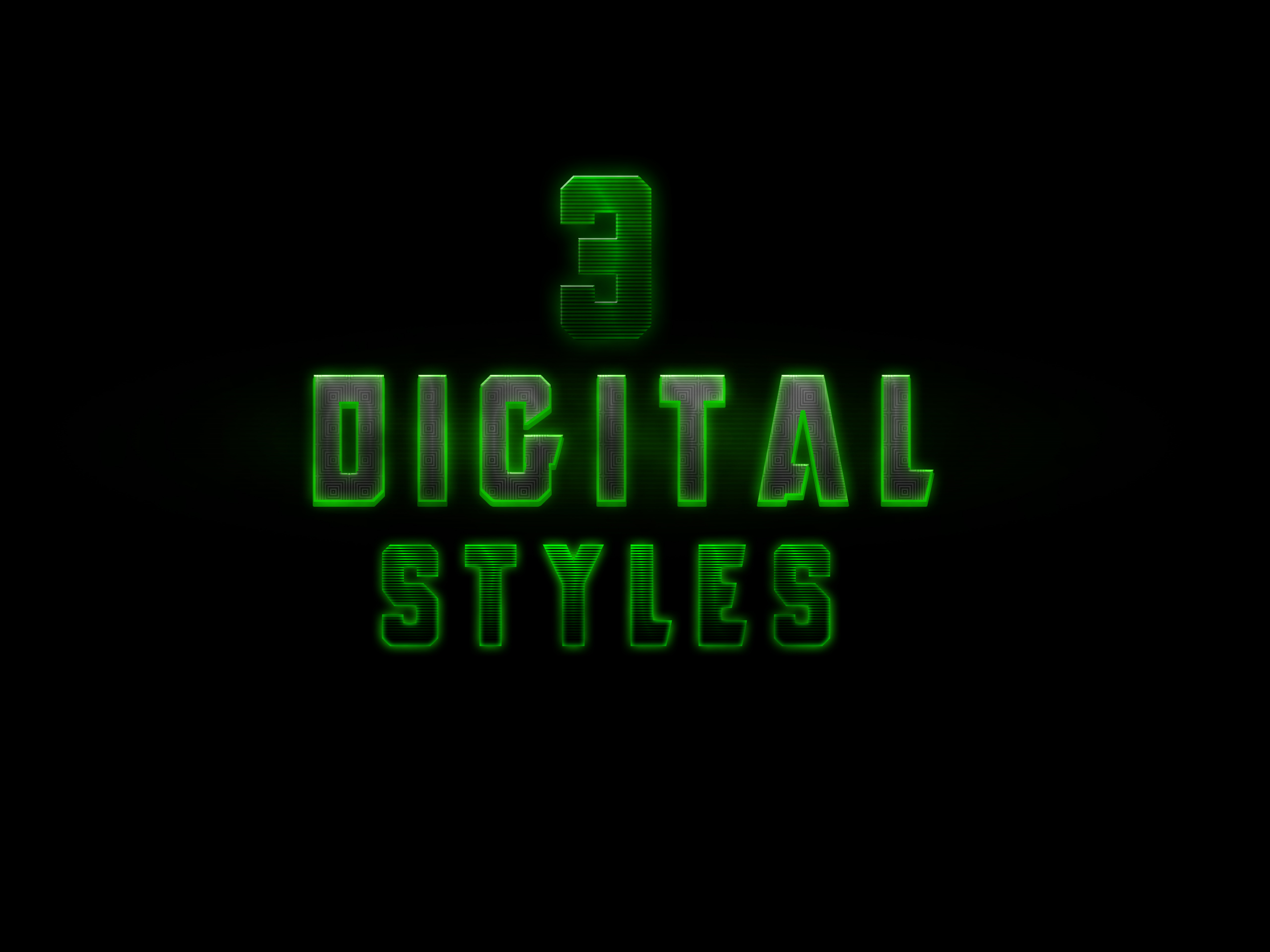 3 Digital Styles -FREE-