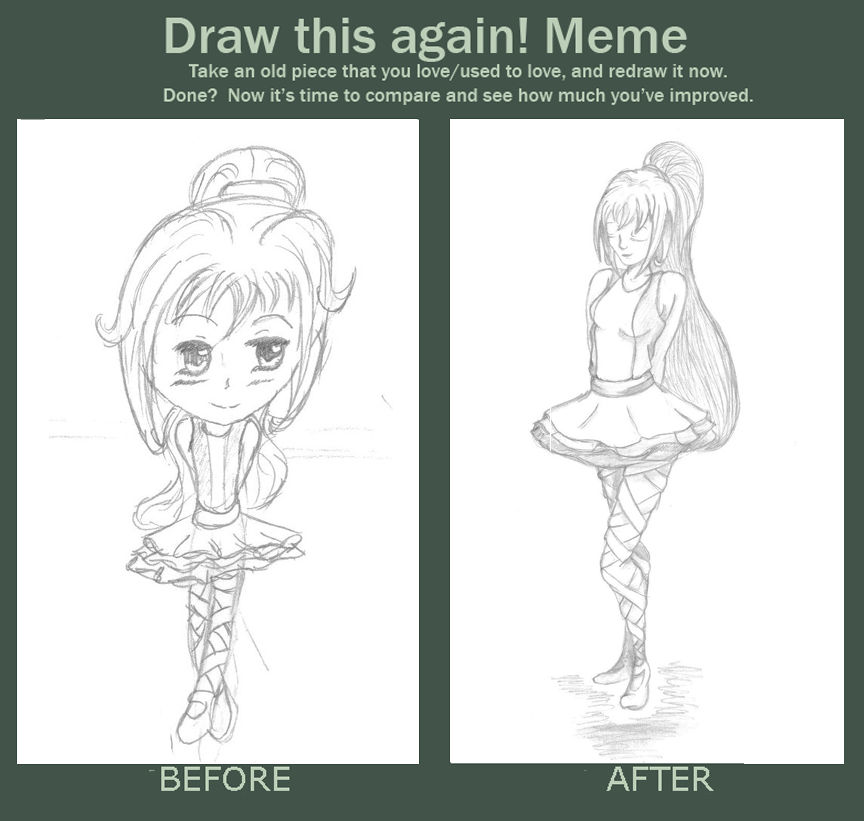 Ballerina draw it again by Notebook0601 on DeviantArt