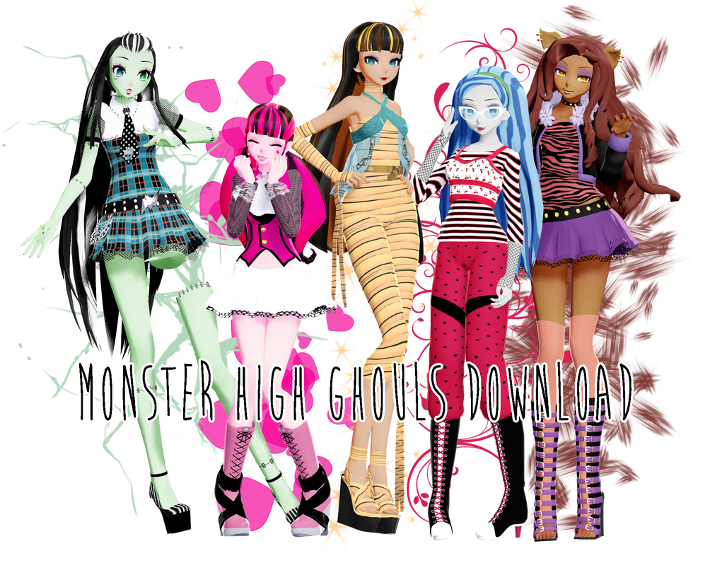 950 Watchers Gift Monster High Ghouls Download By Chippedlilac On Deviantart - draculaura monster high roblox