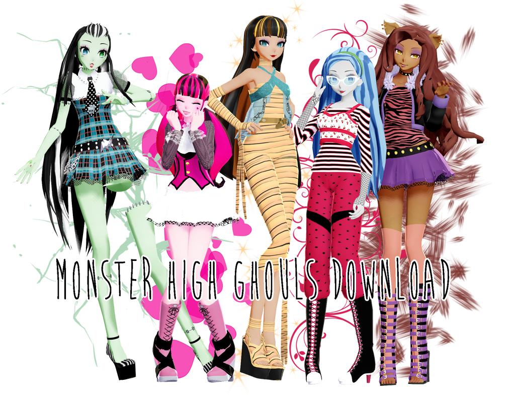 950 watchers gift ~ monster high ghouls download ! by chippedlilac on ...