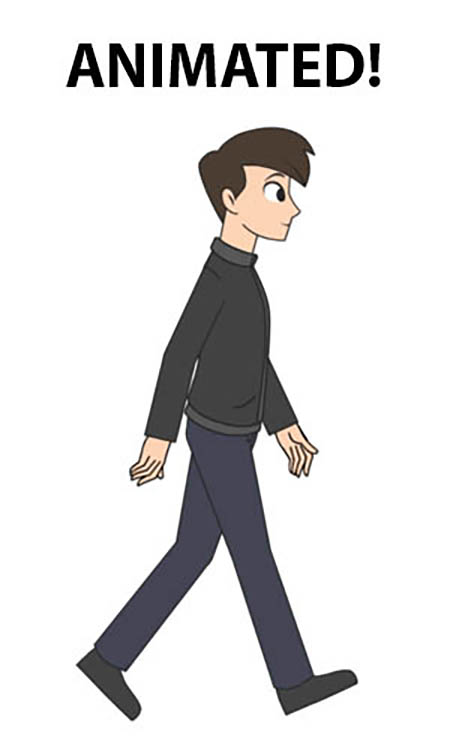 Flash Project #2 - Walk Cycle by MalimarTheMage on DeviantArt