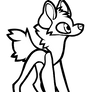 FREE Wolf/Puppy Lineart (+mspaint version)