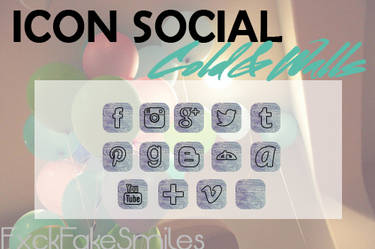 Iconos Redes Sociales Cold and Walls