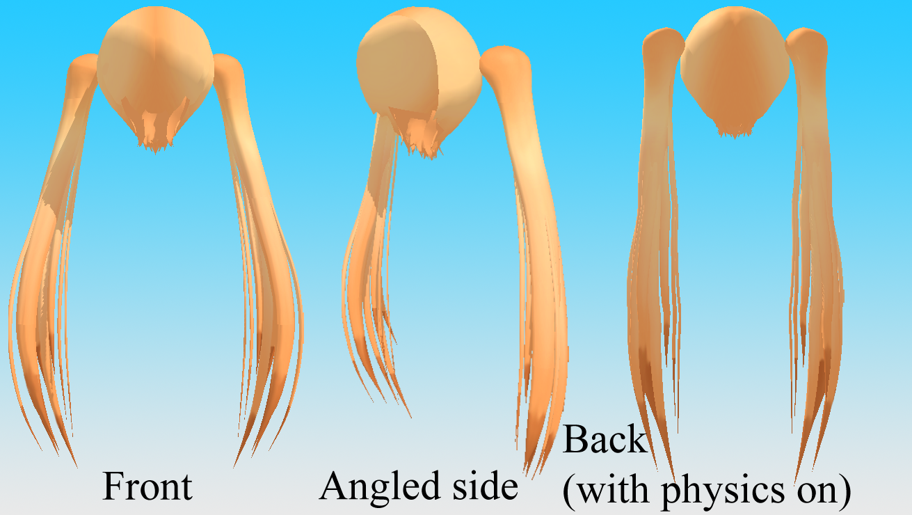 'Tip Back' Hair DL by G123u on DeviantArt