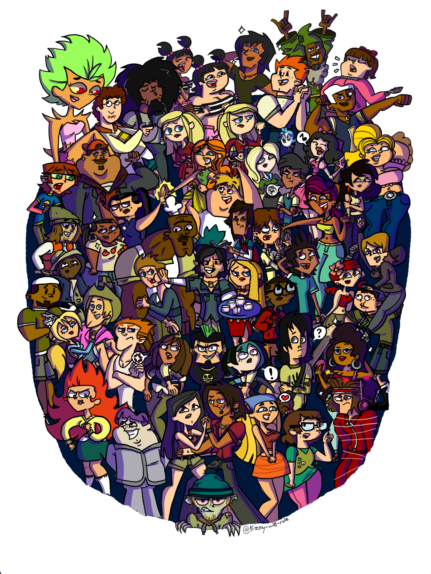 Total Drama Rebooted Island Cast by Sonic2125 on DeviantArt