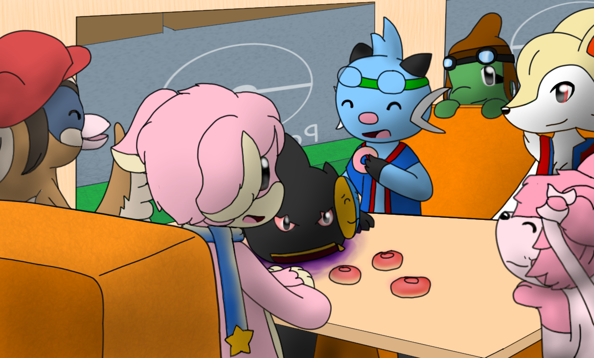 Commission- Cafe by KurtisTheSnivy on DeviantArt