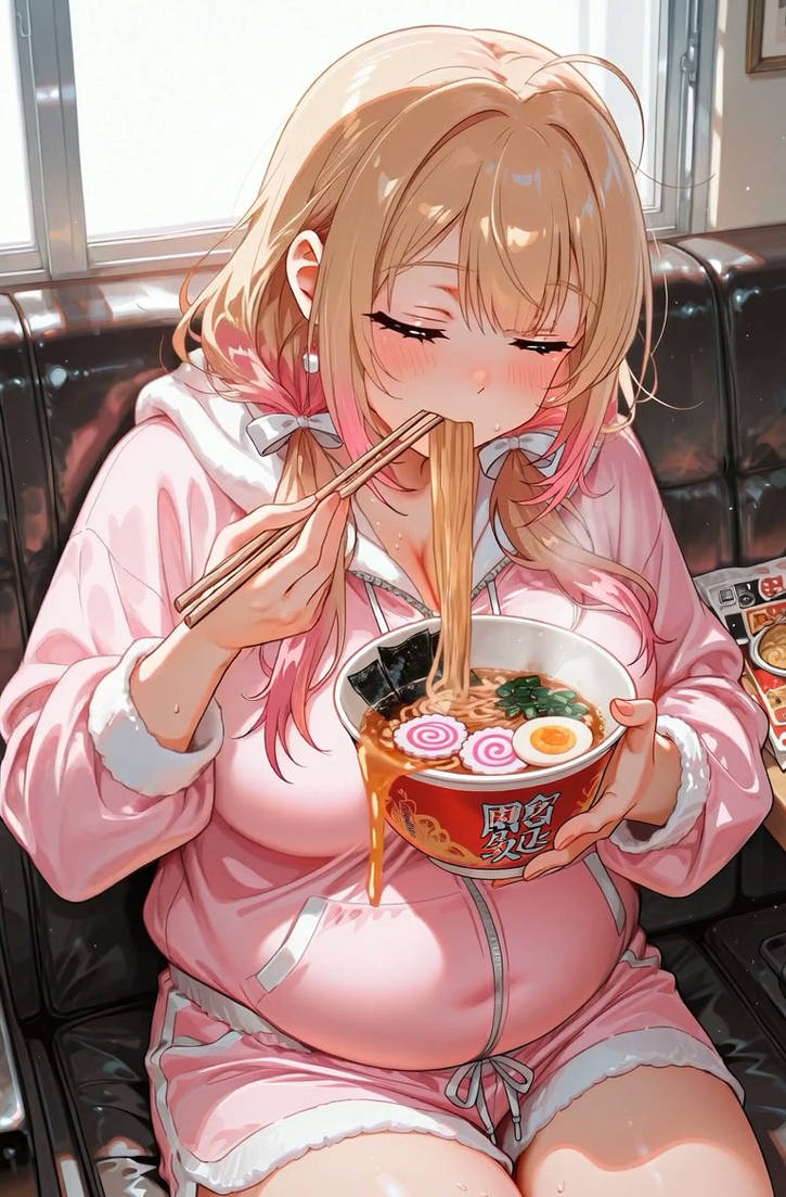 Ramen Girl by momoasakusa on DeviantArt