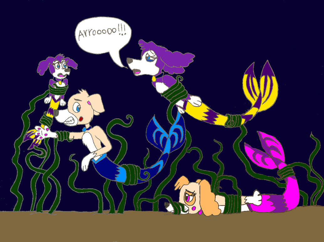Marina, Violet, Isaac and Skye tangled up by MerpupIsaac2003 on DeviantArt