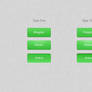 Simple Green Buttons PSD
