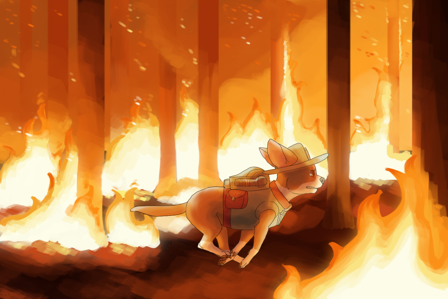 COM-Fire Escape by EchoingSky on DeviantArt