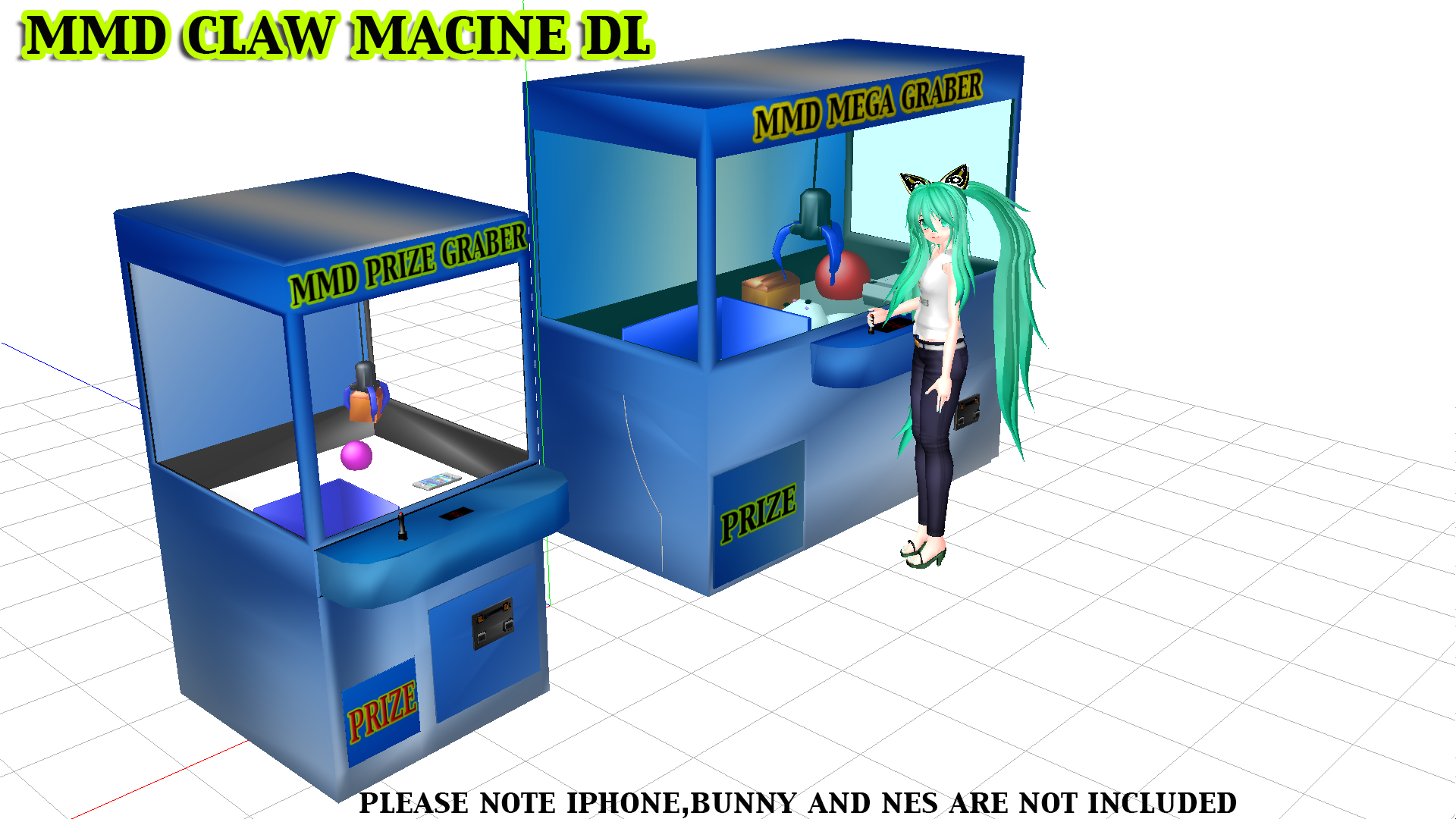 Mmd Simple Claw machine DL by skates99 on DeviantArt