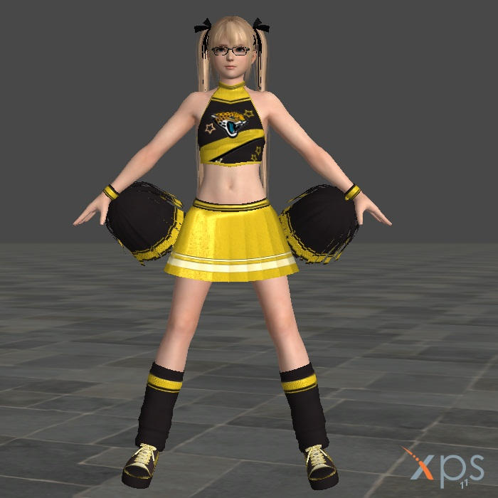 Xps Doa Marie Rose Cheerleader Jaguars Meshmod By Skates99 On Deviantart