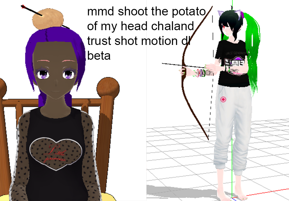 mmd Shoot The Potato Off myHead Chalange motion dl