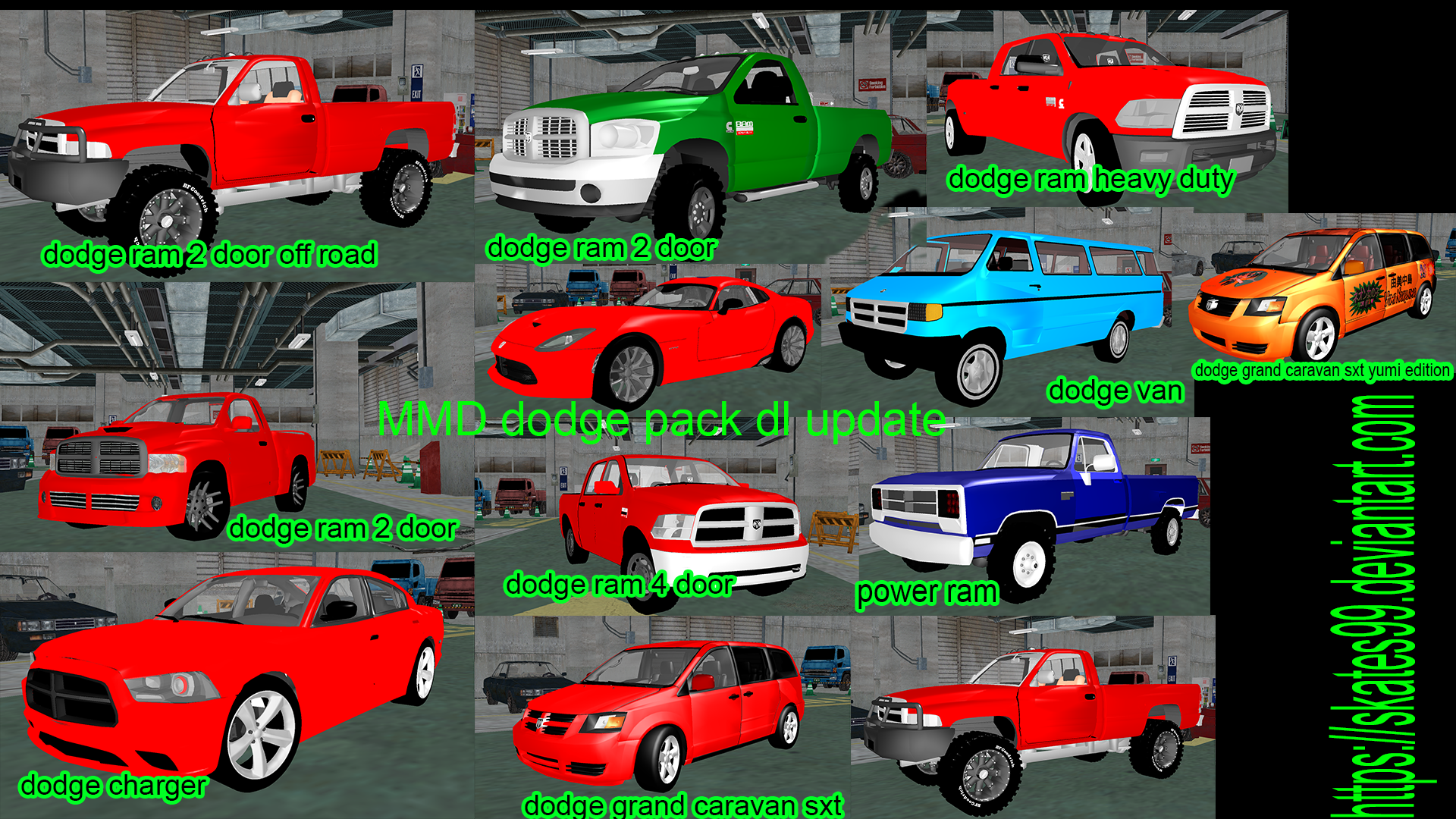 Mmd Dodge Pack updated dl final