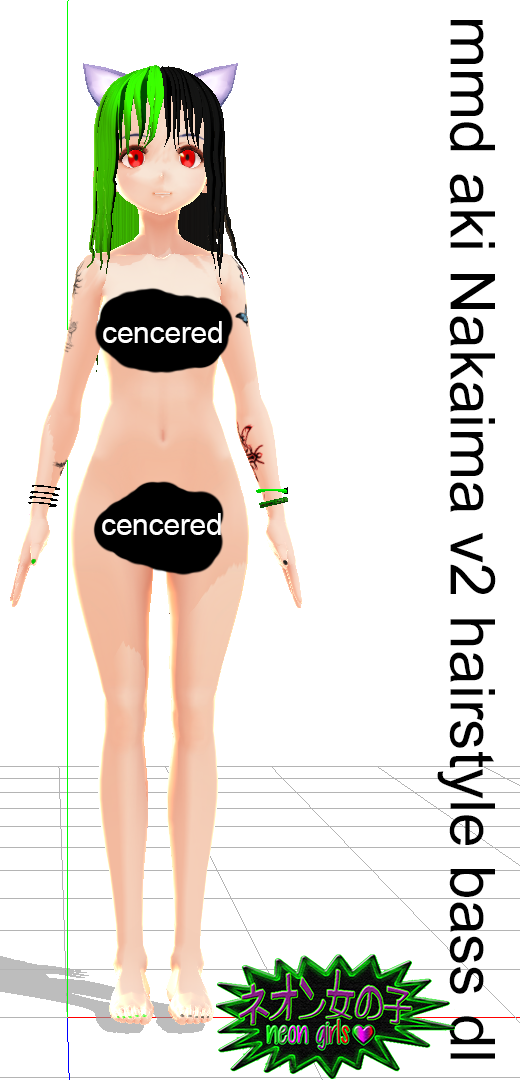 mmd Aki Nakajima vriod studiolong hair bass dl