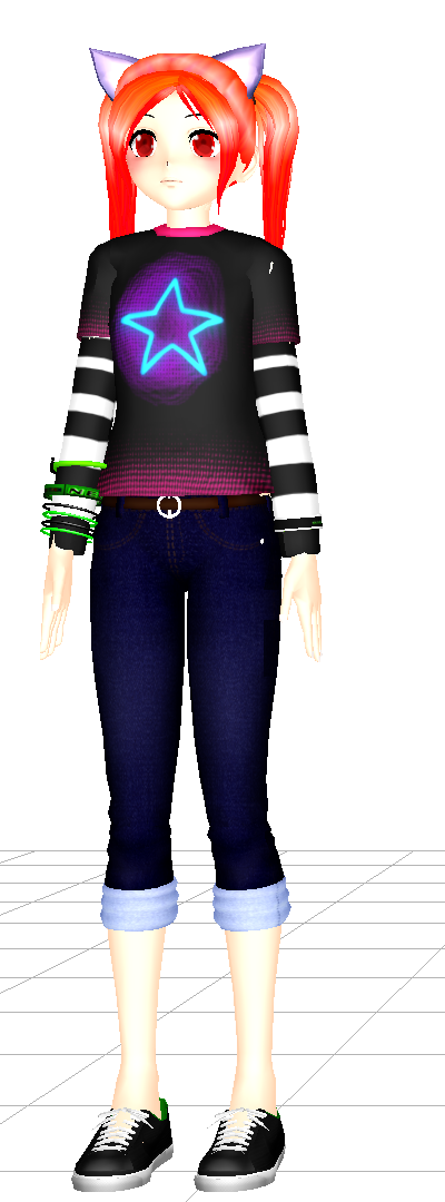Mmd the first mmd oc I ever made Aki Nakajima DL