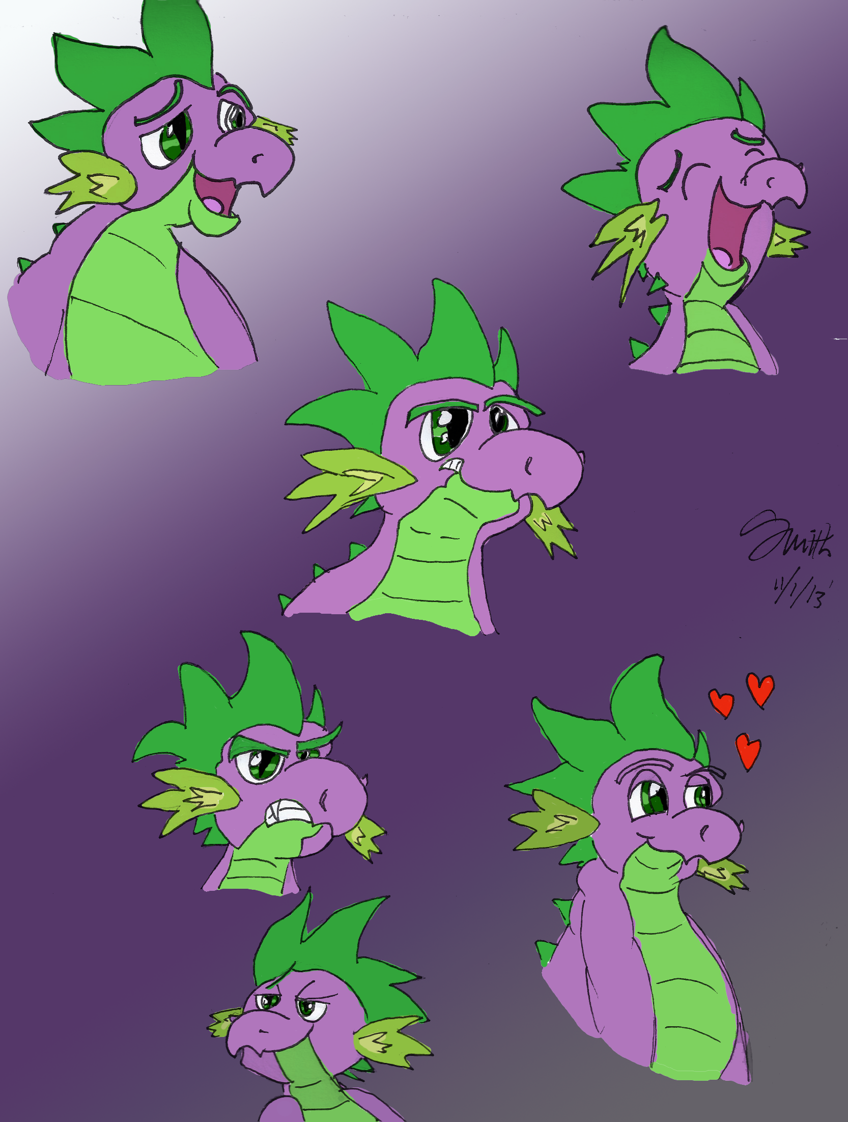Older Spike by justinburblak141 on DeviantArt