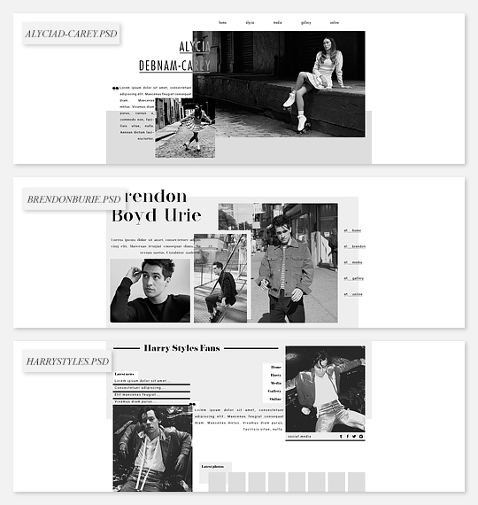 fansite header pack 005#