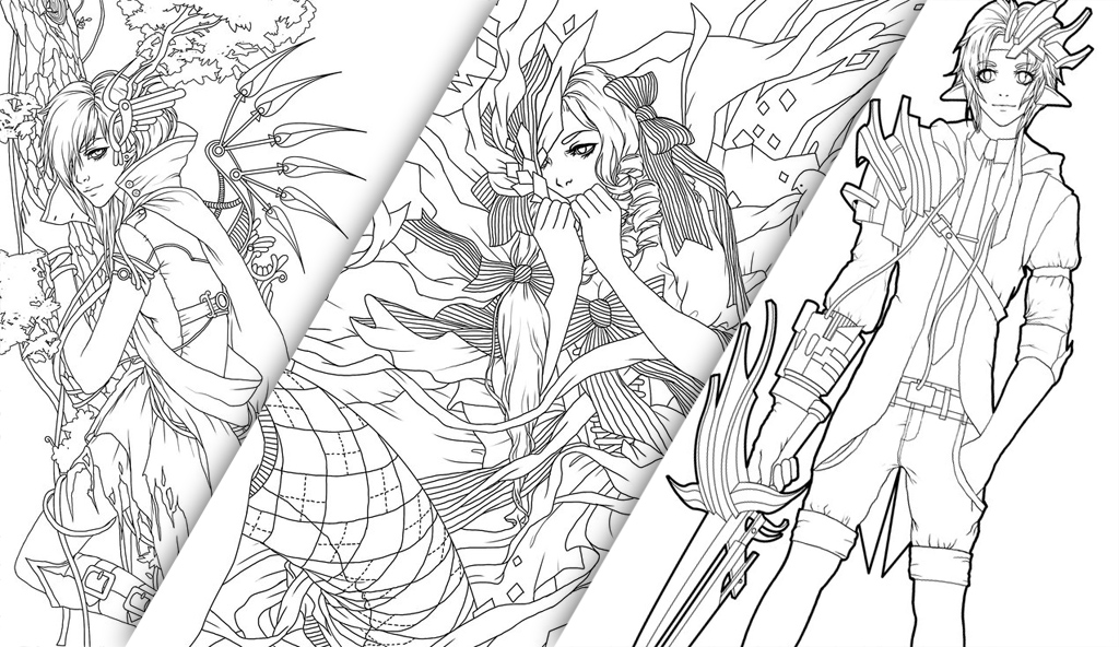 Linearts...PSD files