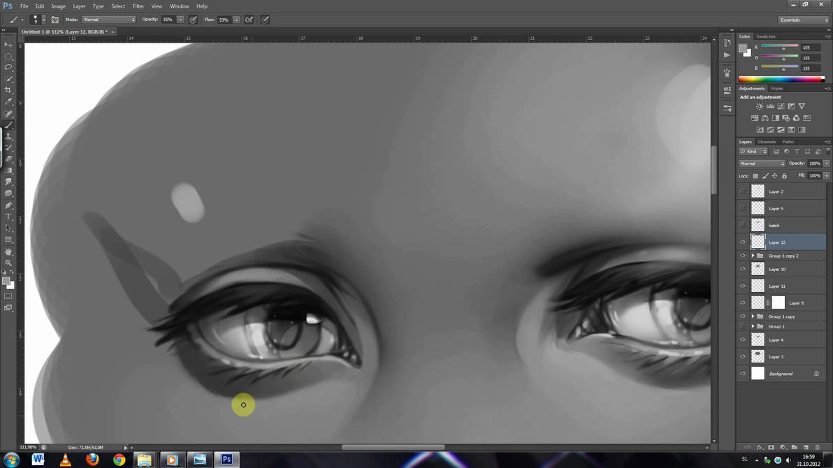 Painting Anime Eyes Video Tutorial By Valentina Remenar On