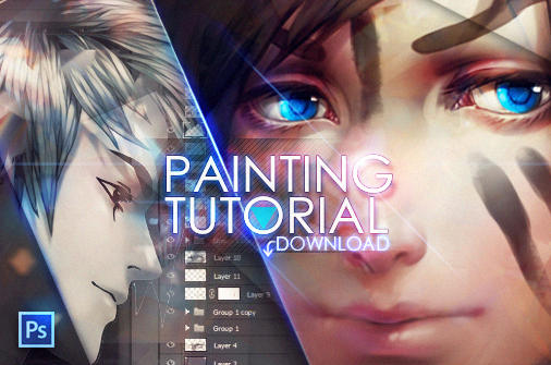 +Painting anime hair...download+