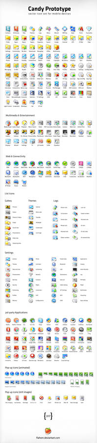 Candy Prototype Icons