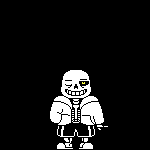 Re-designed Sans Shrugging Sprite by Addicted2Electronics on DeviantArt