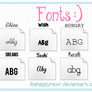 Fonts!