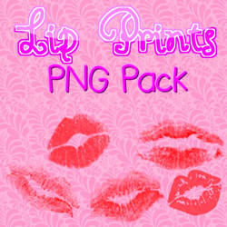 Lip Prints PNG Pack