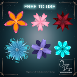 FREE TO USE - Flower Set