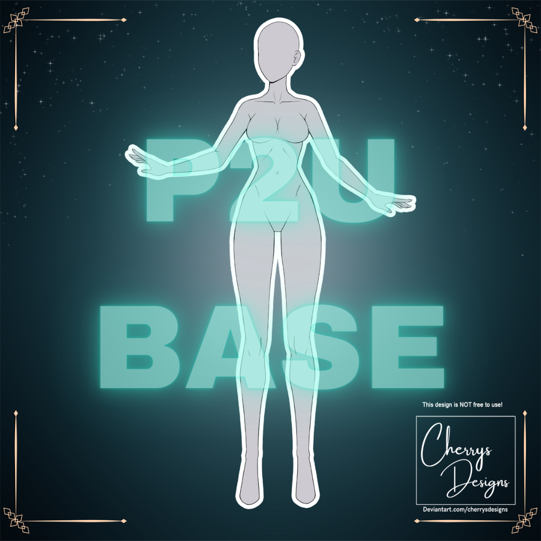 P2U Female Base: Full Body by CherrysDesigns on DeviantArt