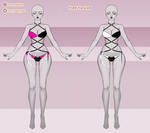 (F2U) Bikini Set 1 by CherrysDesigns