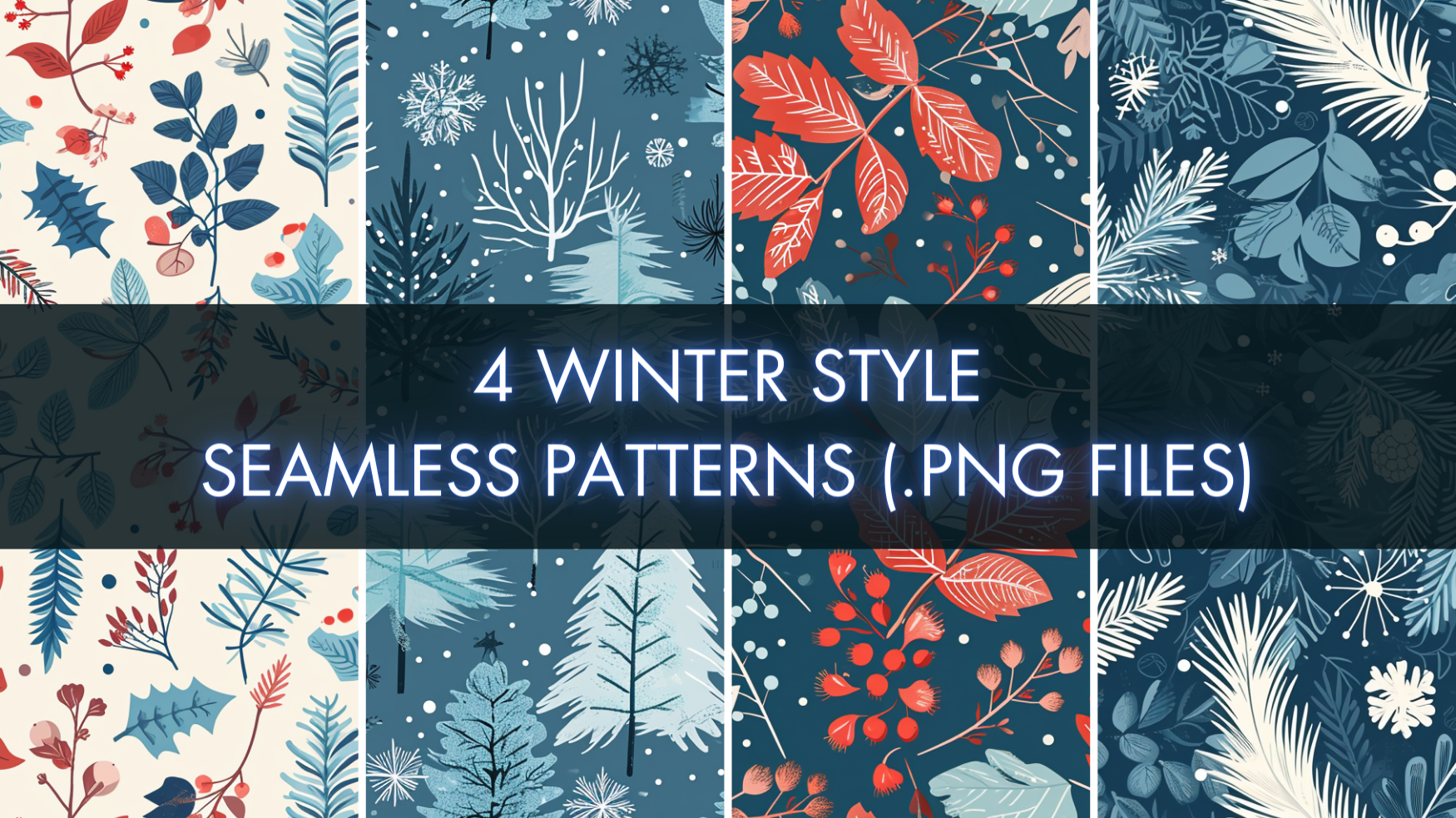 (F2U) Seamless Pattern Set - Winter by CherrysDesigns on DeviantArt