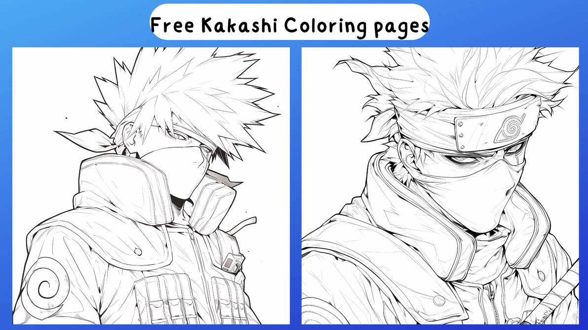 Desenho Para Colorir Naruto Kakashi Desenho Para Colorir Naruto Kakashi