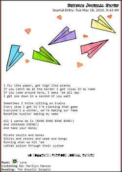 Paper Planes dA Journal Skin