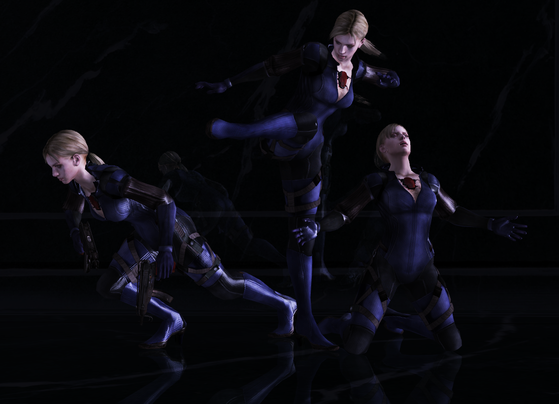 BattleSuit Jill Pose Pack by a-m-b-e-r-w-o-l-f on DeviantArt