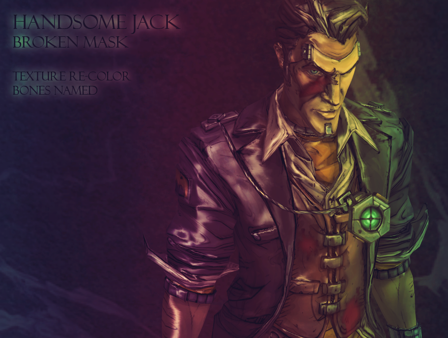 handsome jack face texture handsome jack face texture