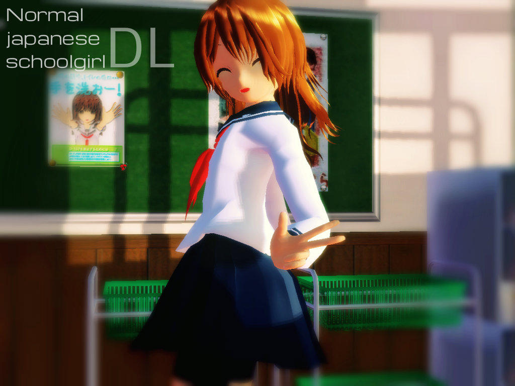 Normal Japanese Schoolgirl (UPDATED/FIXED) DL by JOJIxMMD on DeviantArt