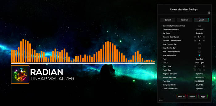 Radian Linear Visualizer 1.9.3