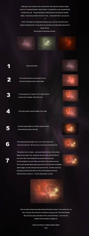 Photoshop Nebula Tutorial