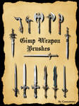 Gimp Weapons Brushes