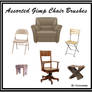 Gimp Assorted Chair Brushes