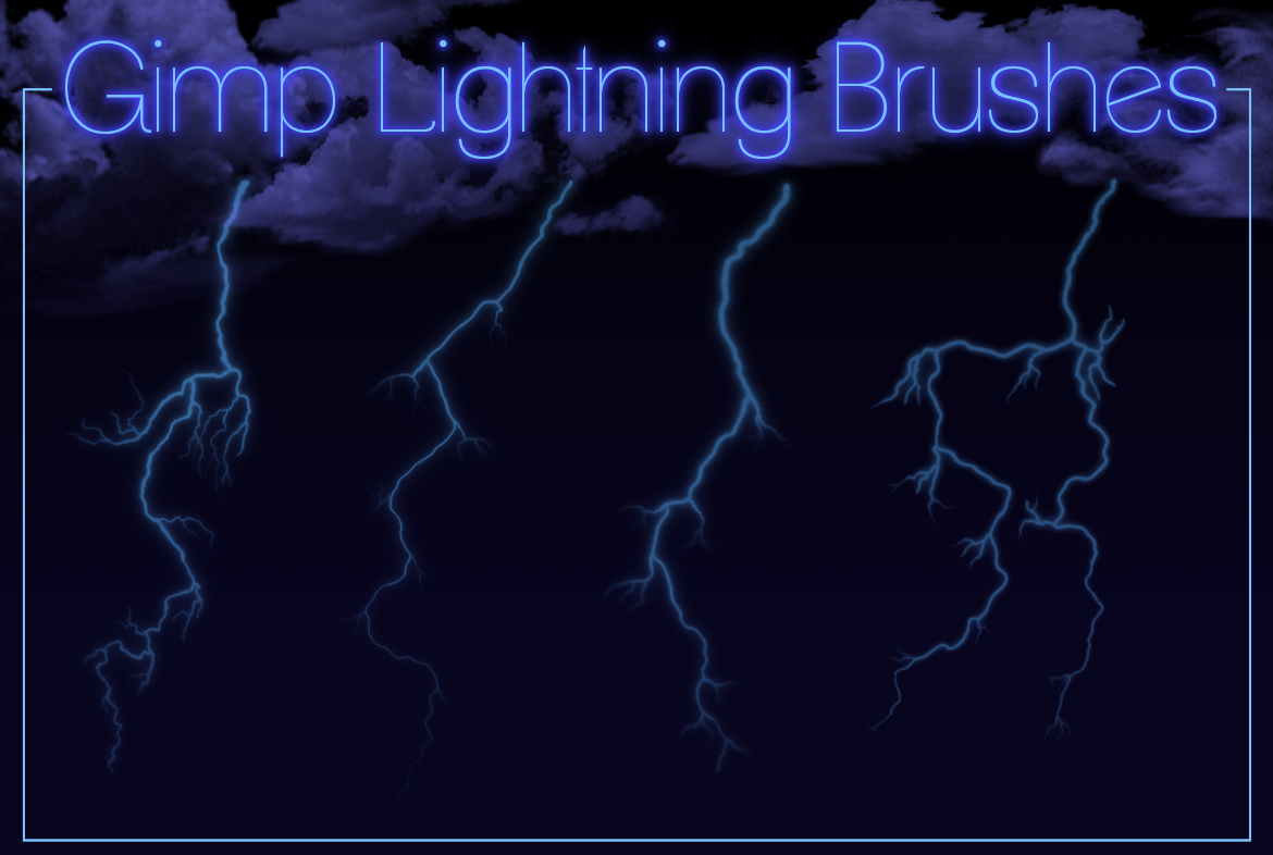 Gimp Lightning Brushes By Geosammy by Geosammy on DeviantArt