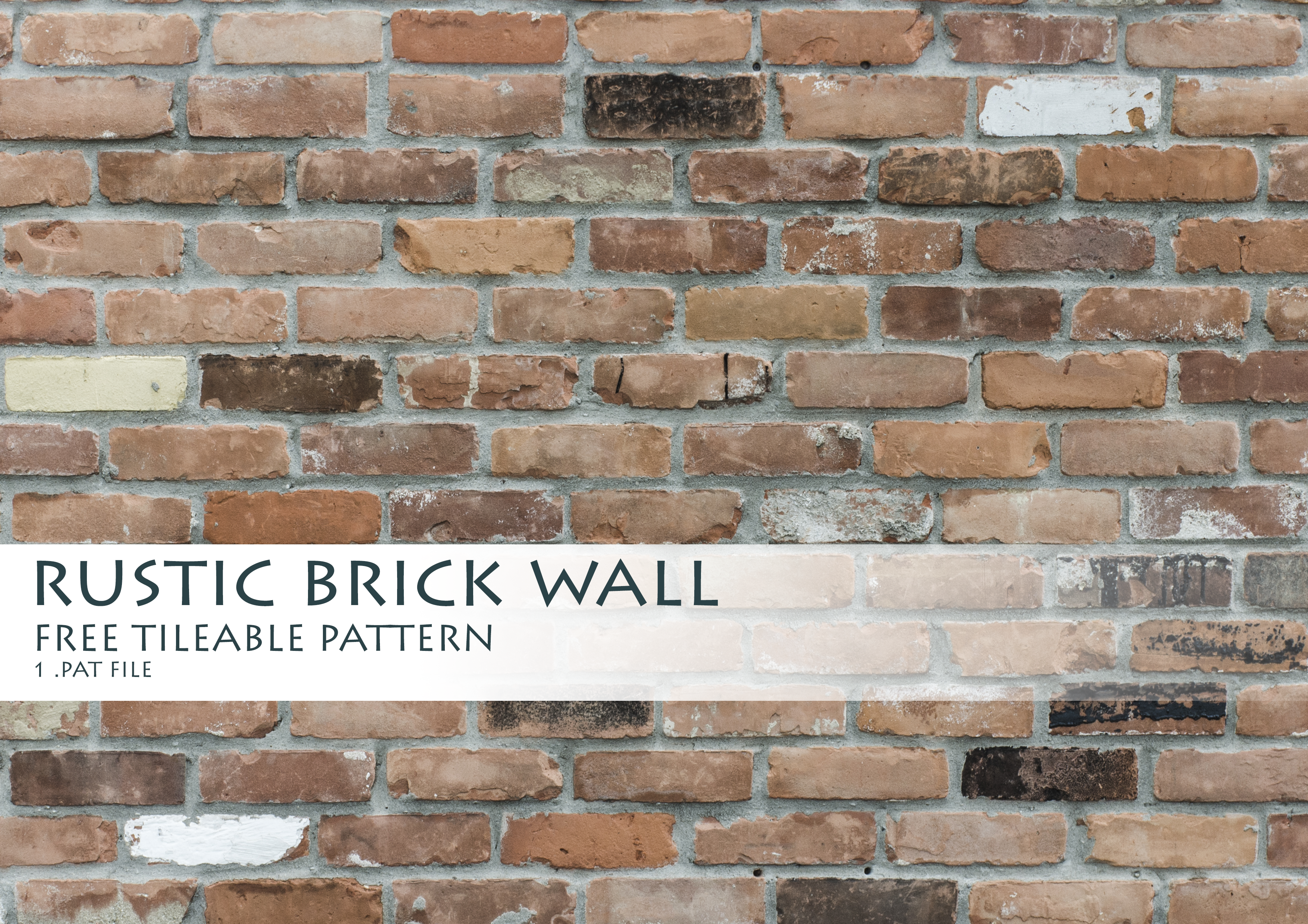 Rustic Brick Wall Pattern