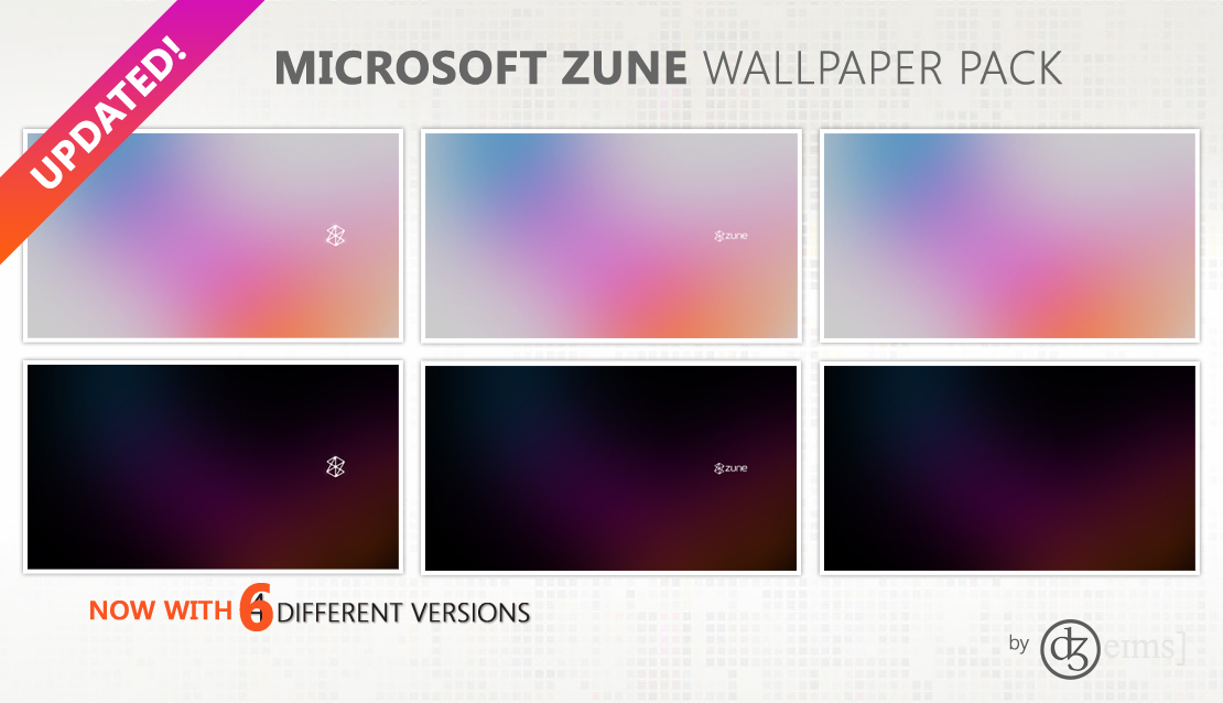 Microsoft Zune Wallpaper Pack