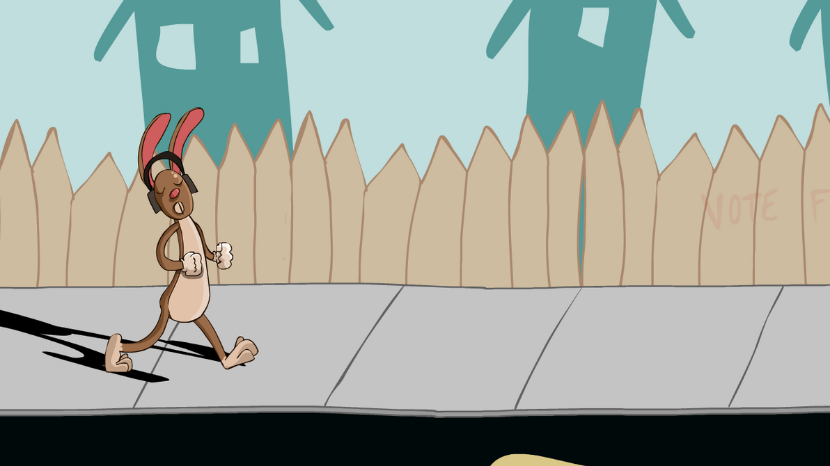 Rabbit Walk by ratman90 on DeviantArt