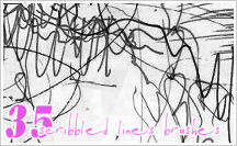 Brushes: SCRIBBLED LINES