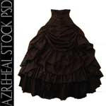 black_ruffel_skirt