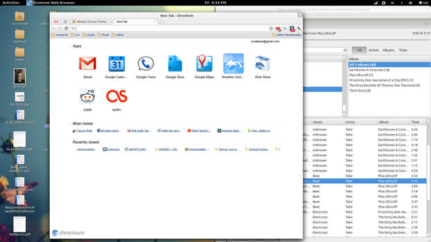 Adwaita Chromium Theme